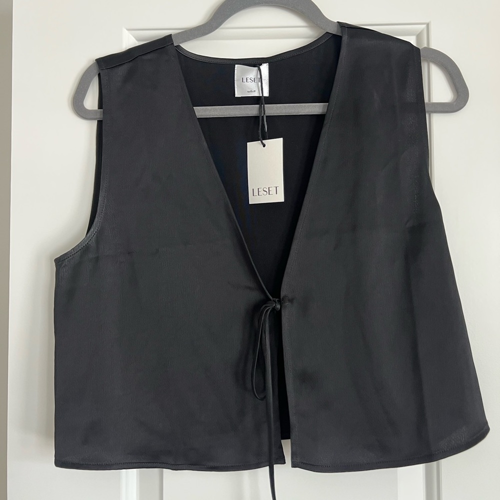 LESET silk top